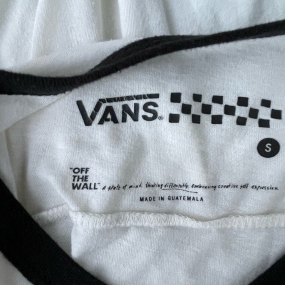 Vans Ringer Tee Shirt Size S - Picture 4 of 6